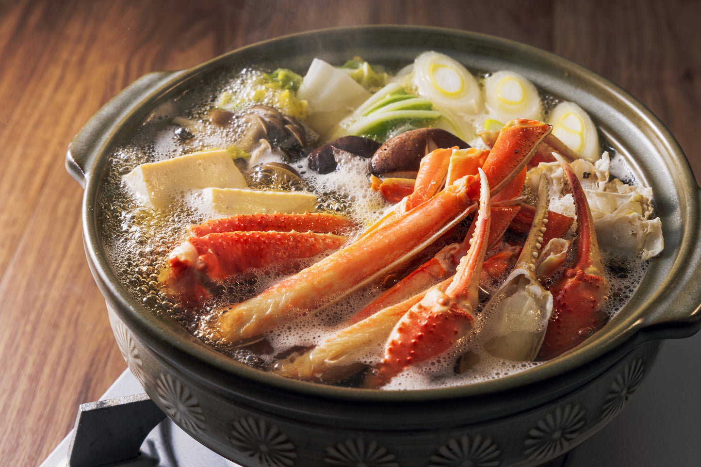 【北国からの贈り物】本ズワイガニ ポーション 500g 生食可 蟹酢付 & アトランティックサーモン 200g 海鮮 食べ比べセット