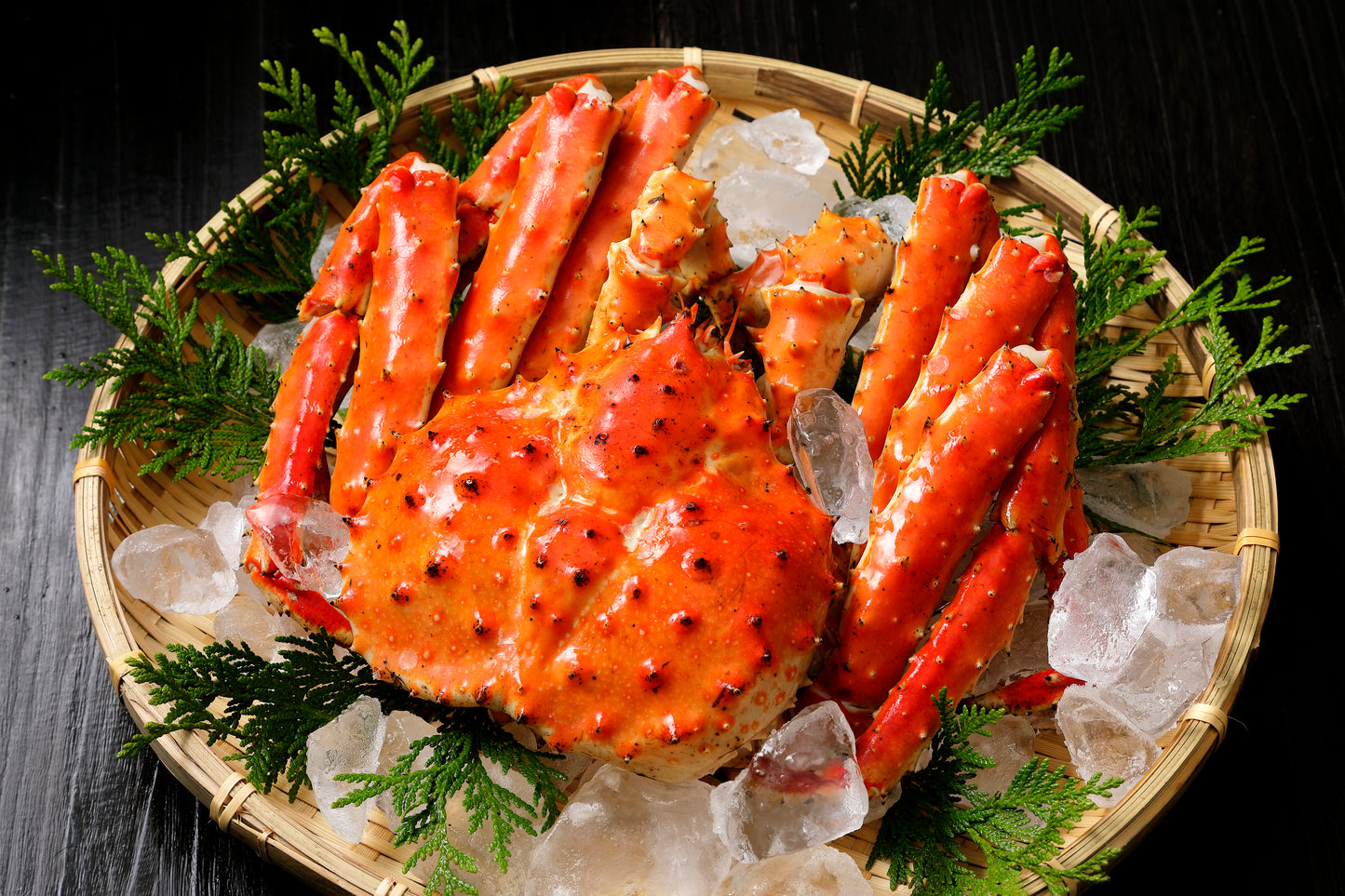 【北国からの贈り物】ボイル済ですぐ食べられる！タラバガニビードロカット800g 約3～4人前 昆布塩加工